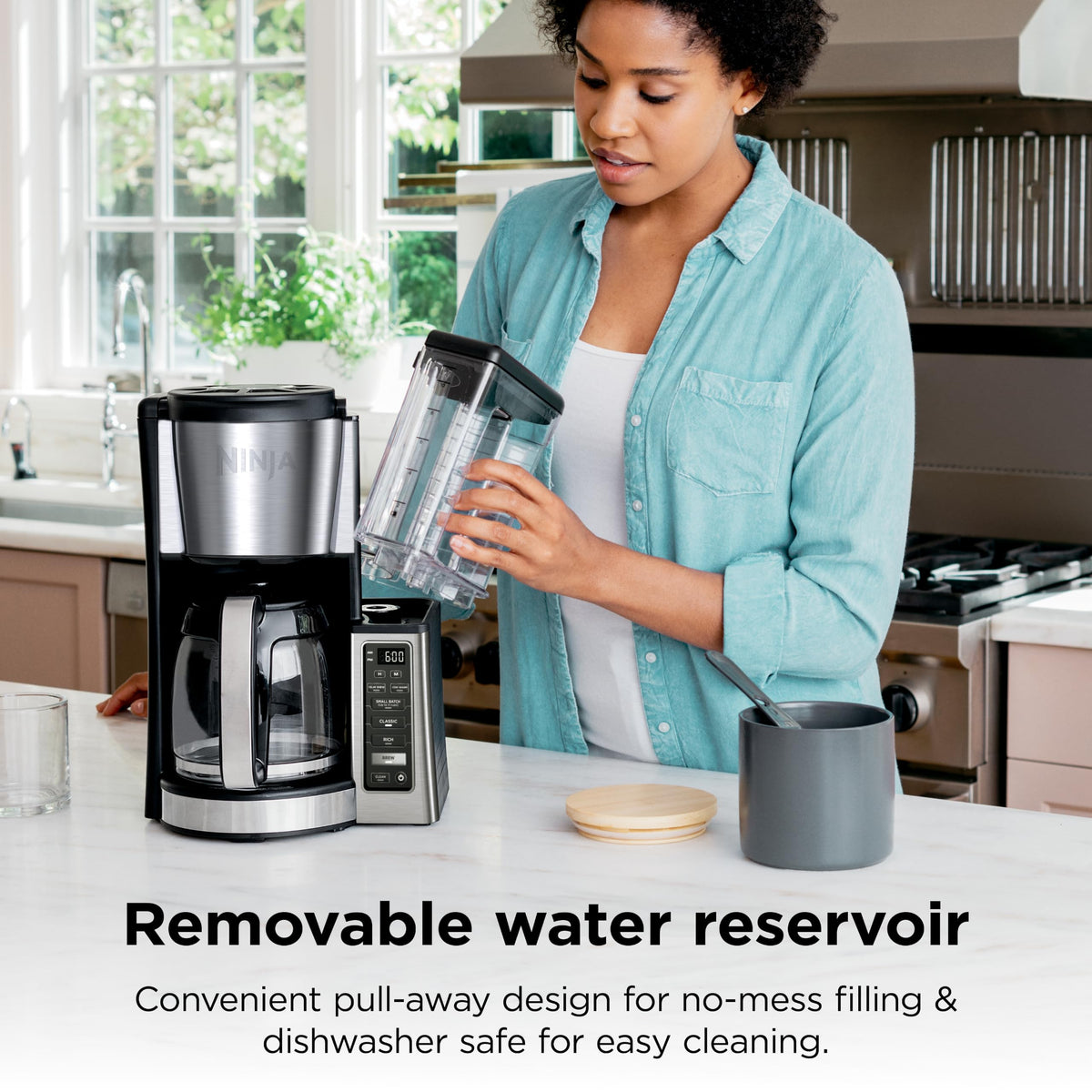 12 Cup Glass Carafe Stainless Steel Coffee Maker J925340