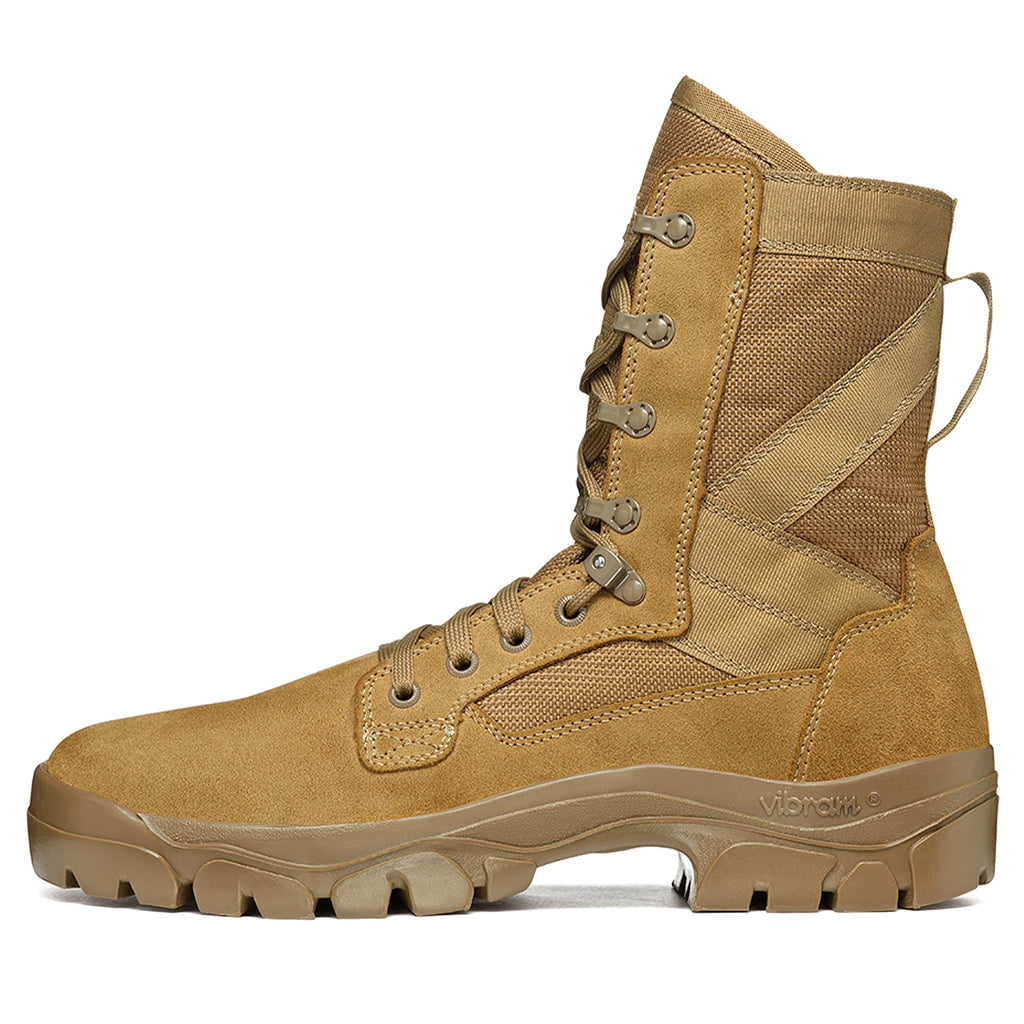 Suede Combat Boots S9038