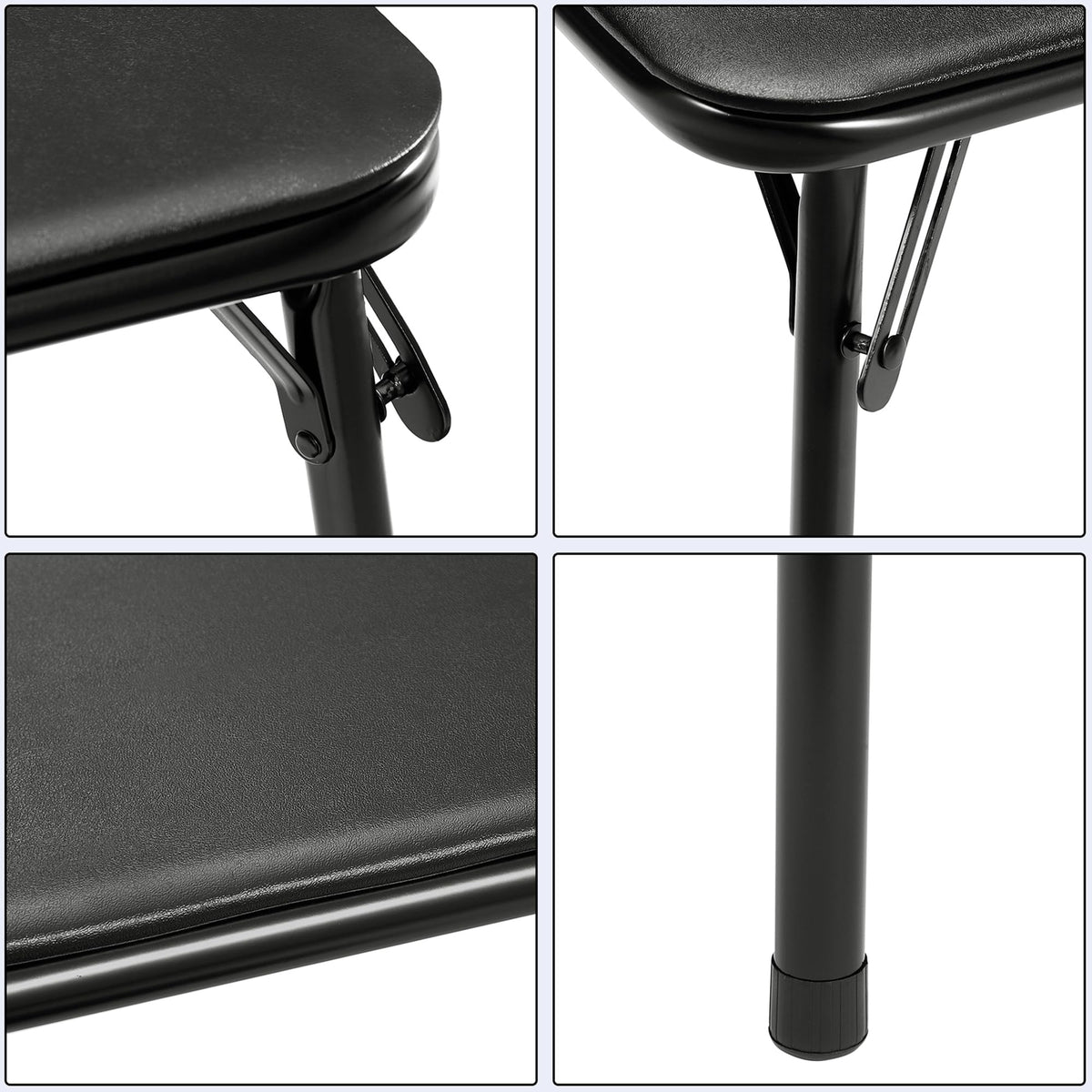 34'' Black Folding Card Table O344