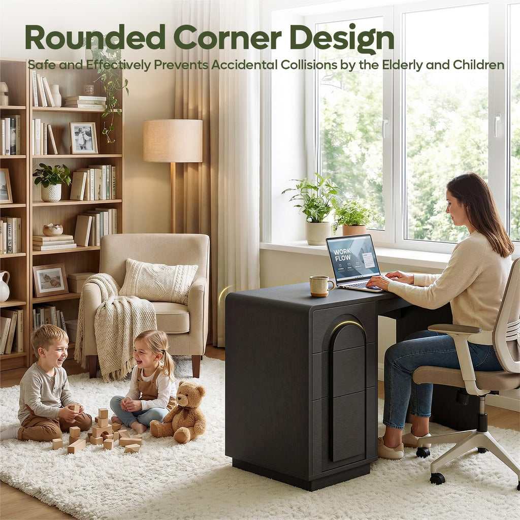 47" Computer Desk with 3 Drawers N59882