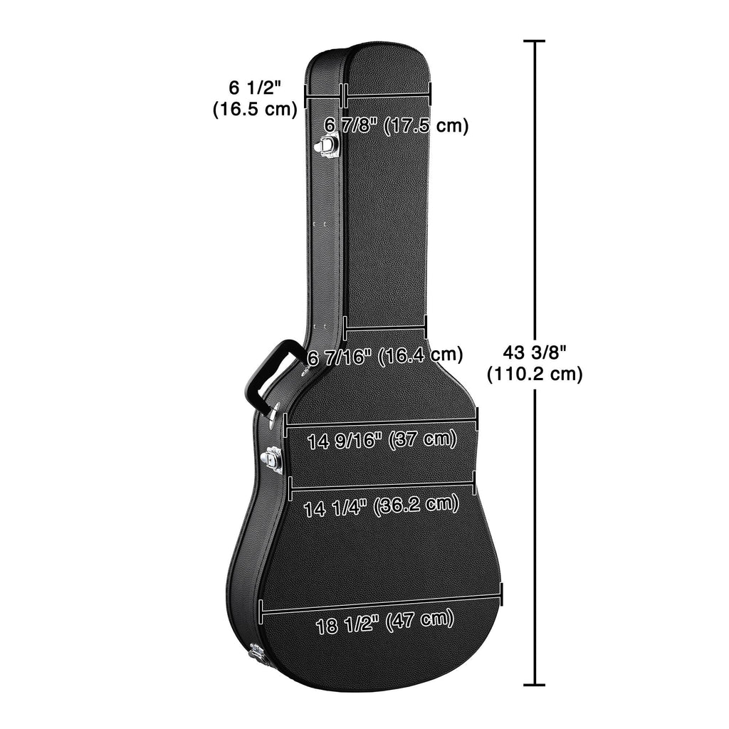 Dreadnought 41 Inch Wooden Hardshell Guitar Case V4420