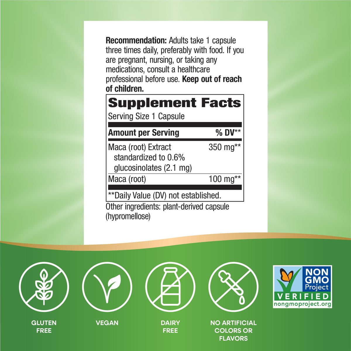 Maca Standardized Extract 60 ct M58645