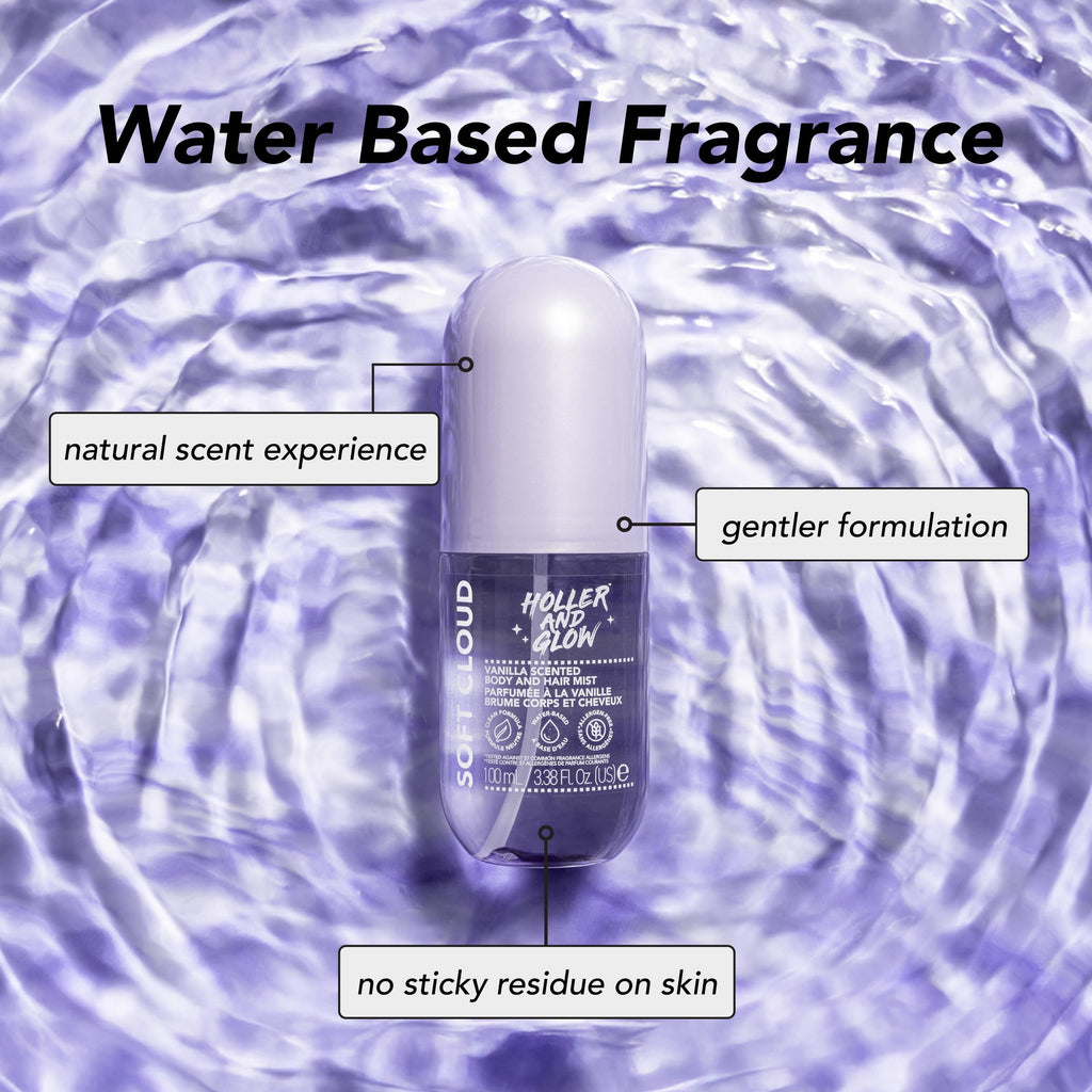 Vanilla Scented Body And Hair Mist, 3.38 Fl Oz Z153