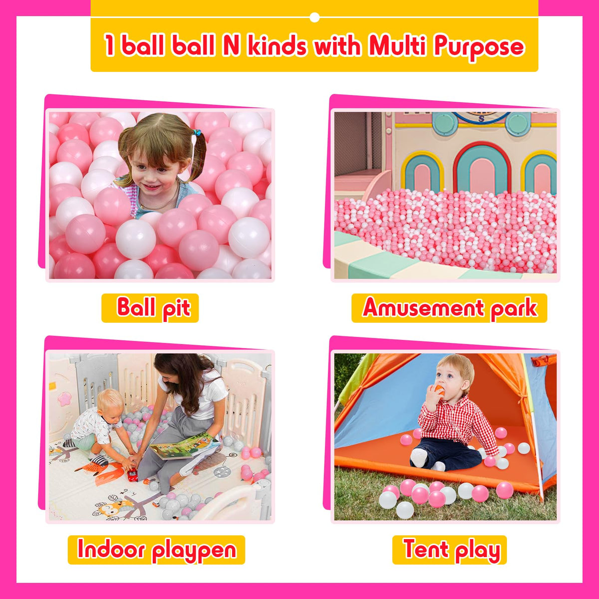 100 Ball Pit Balls Q5824