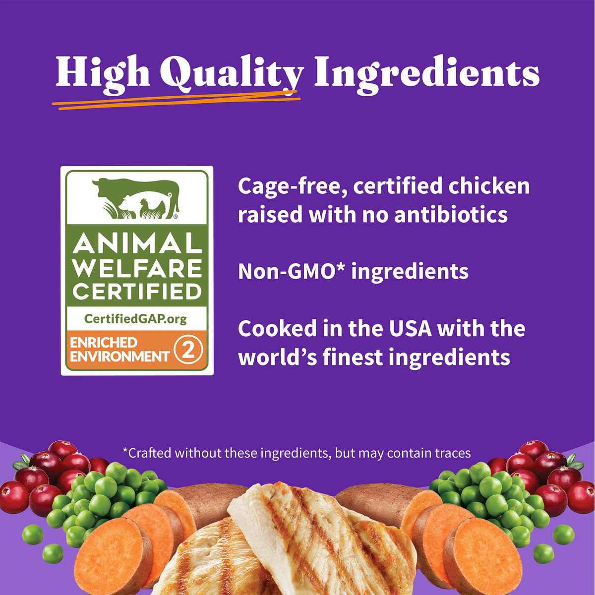 Indoor Dry Cat Food Cage-Free Chicken 6 lb F384564