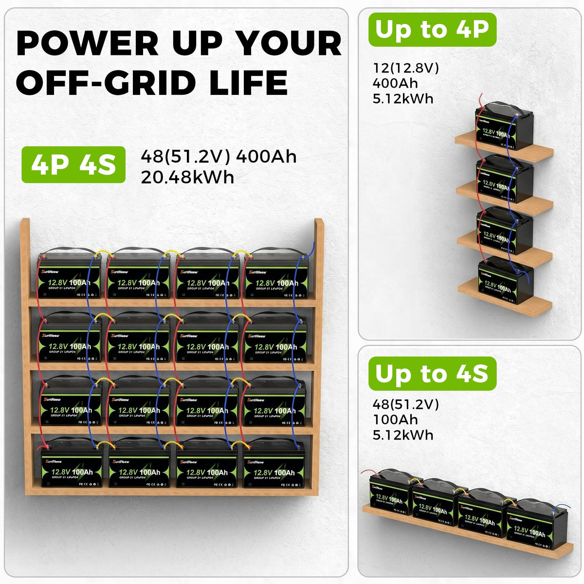 12V 100Ah LiFePO4 Battery Group 31 K16376