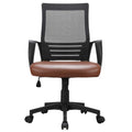 Brown Mesh Swivel Office Desk Chair K4938