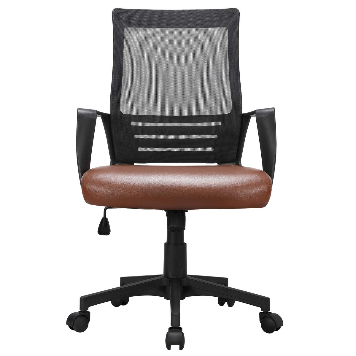 Brown Mesh Swivel Office Desk Chair K4938