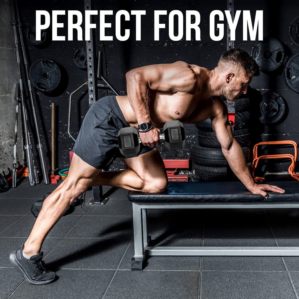 PVC Coated Hex Dumbbells Z386845