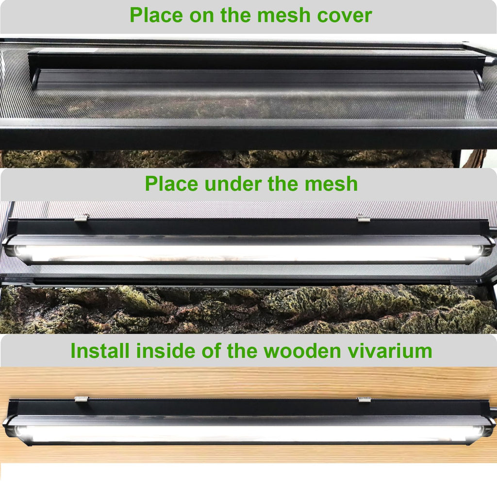 24W 22 Inch UVB Reptile Light Fixture O69835