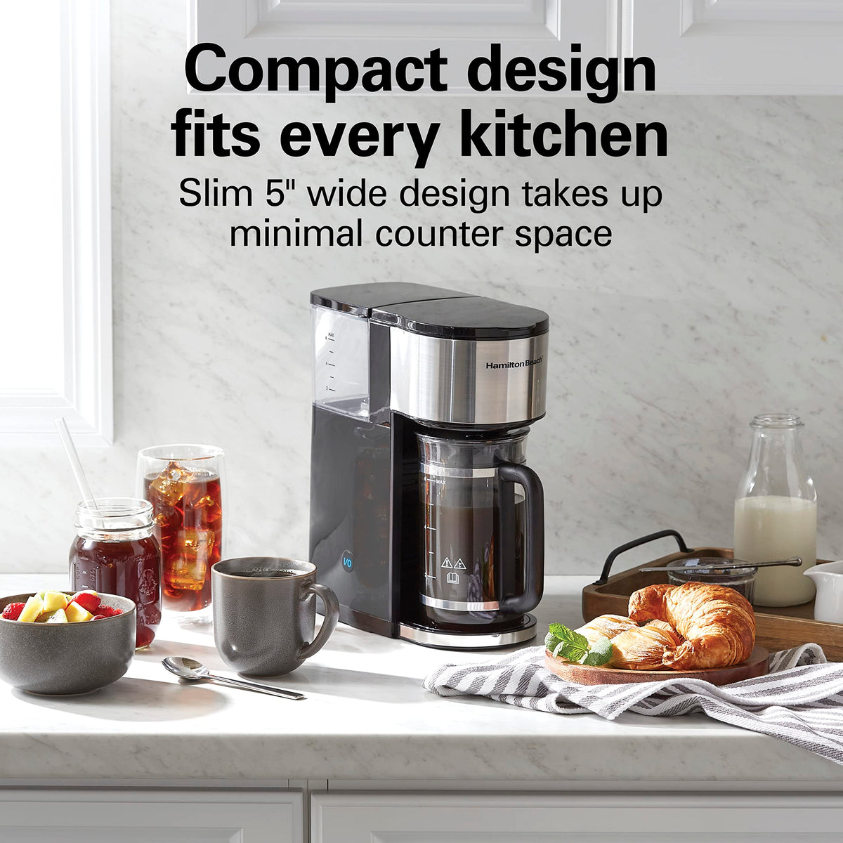 7-in-1 Coffee Maker with 6 Cup Carafe, Black Z147