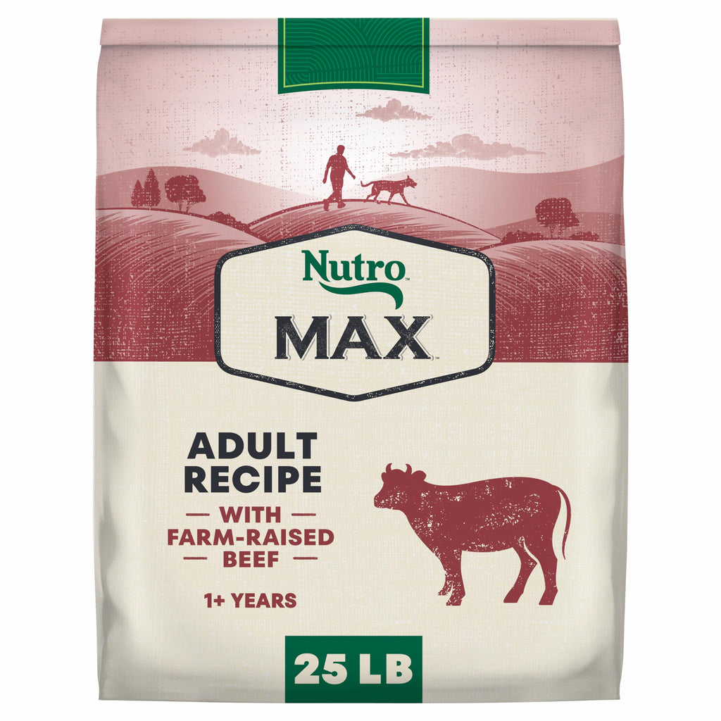 Natural Dry Dog Food Farm-Raised Beef 25 lb E13593