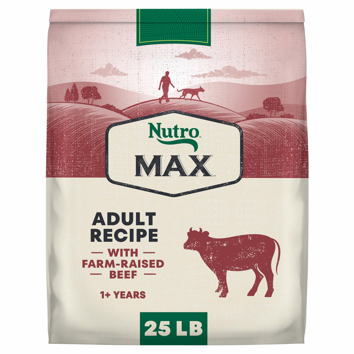 Natural Dry Dog Food Farm-Raised Beef 25 lb E13593