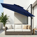 Navy Blue Cantilever Patio Umbrella A52711