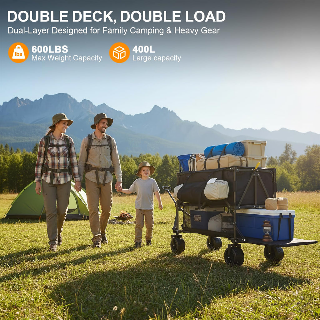 Heavy Duty Collapsible Double Decker Wagon Z16762