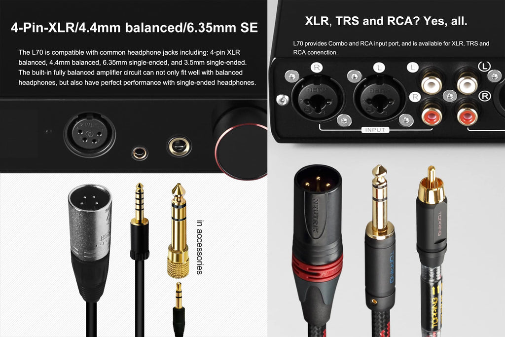 Fully Balanced Headphone Amp 7500mW Black A48138