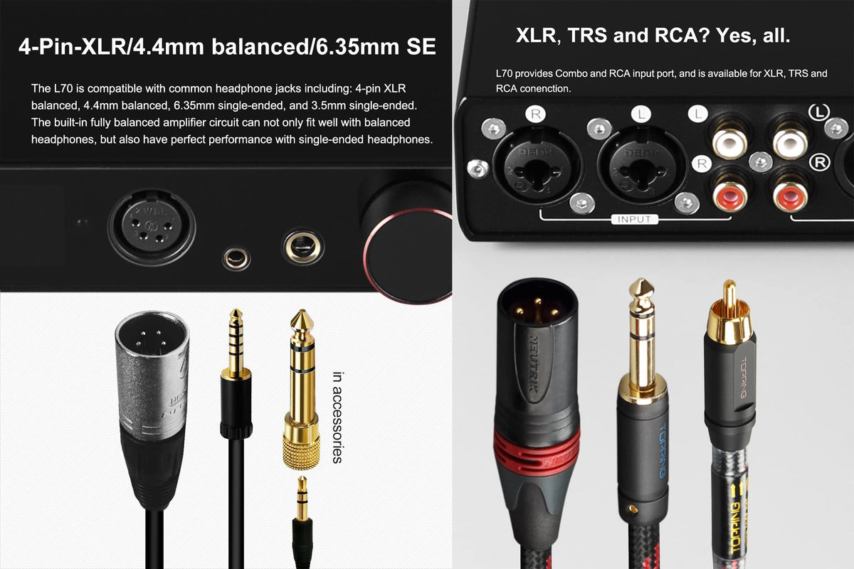 Fully Balanced Headphone Amp 7500mW Black A48138