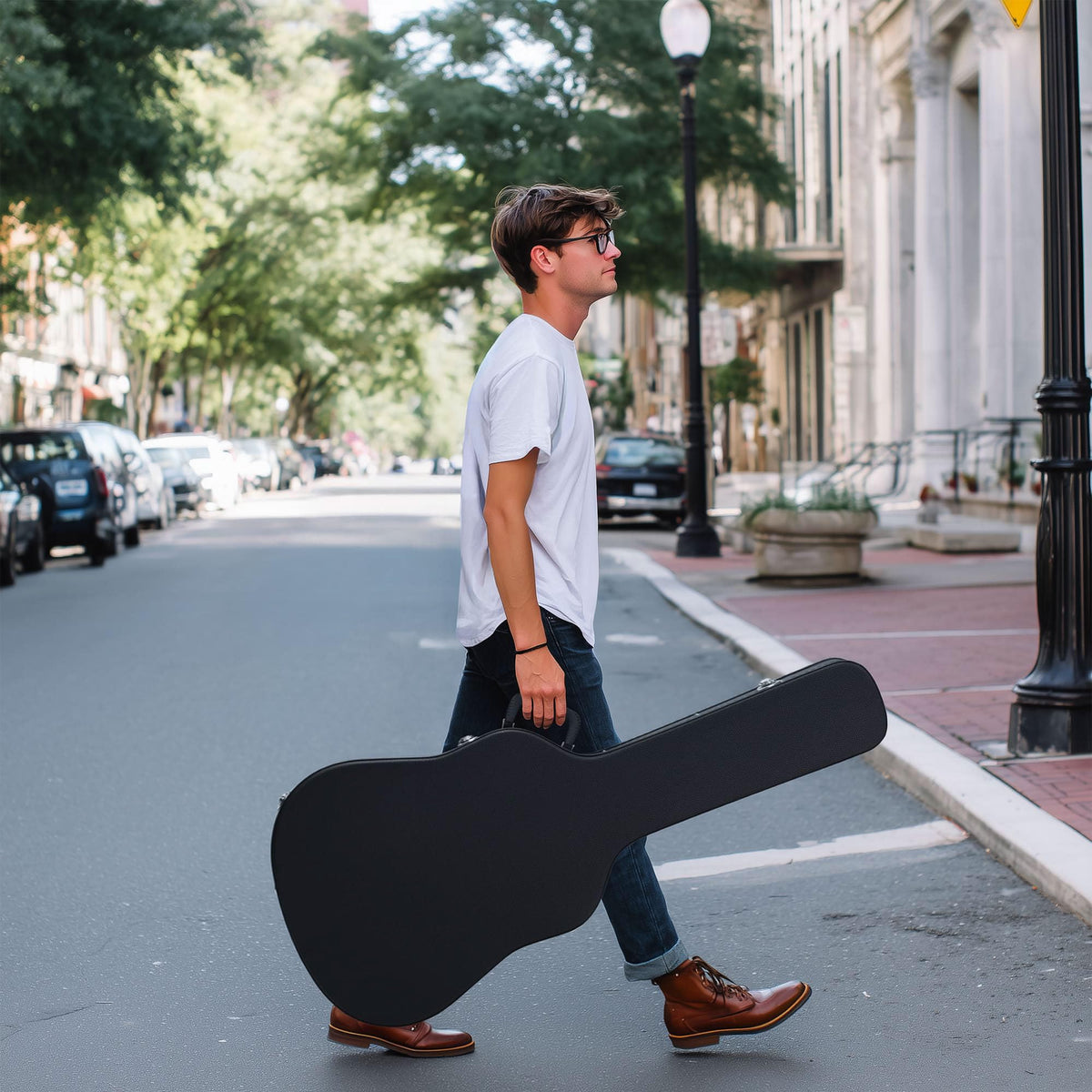 Dreadnought 41 Inch Wooden Hardshell Guitar Case V4420
