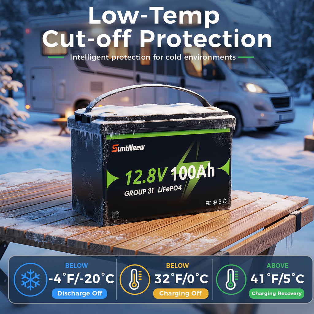 12V 100Ah LiFePO4 Battery Group 31 K16376
