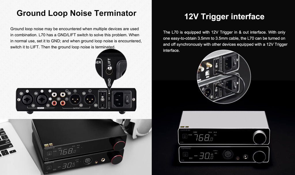 Fully Balanced Headphone Amp 7500mW Black A48138