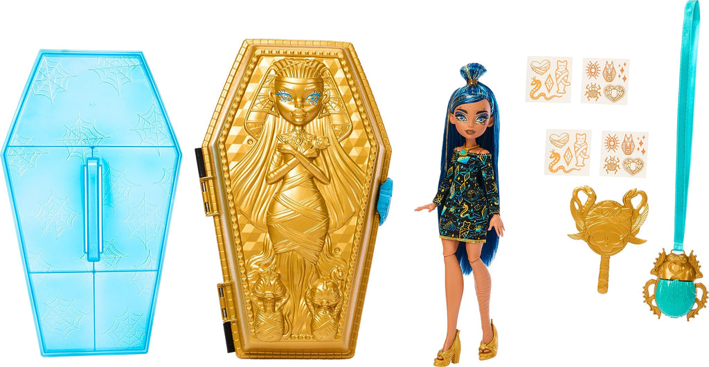 Doll & Accessories Beauty Kit with Tattoos, Stickers & Necklace J34650