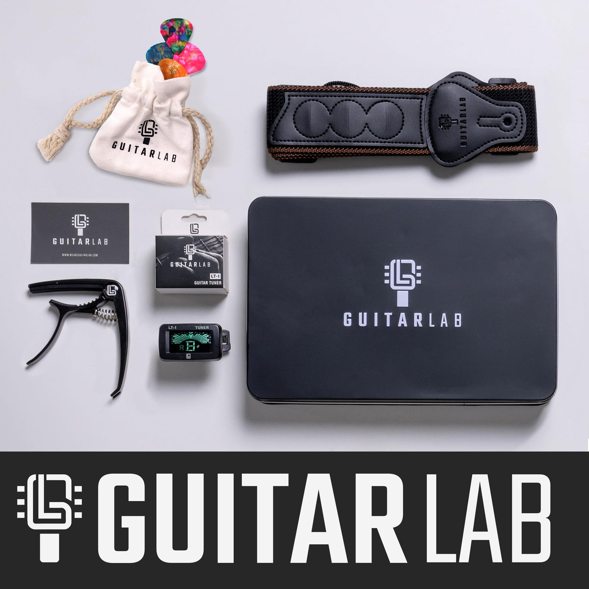 Guitar Accessories Kit - Strap, Capo, Tuner & Picks K628