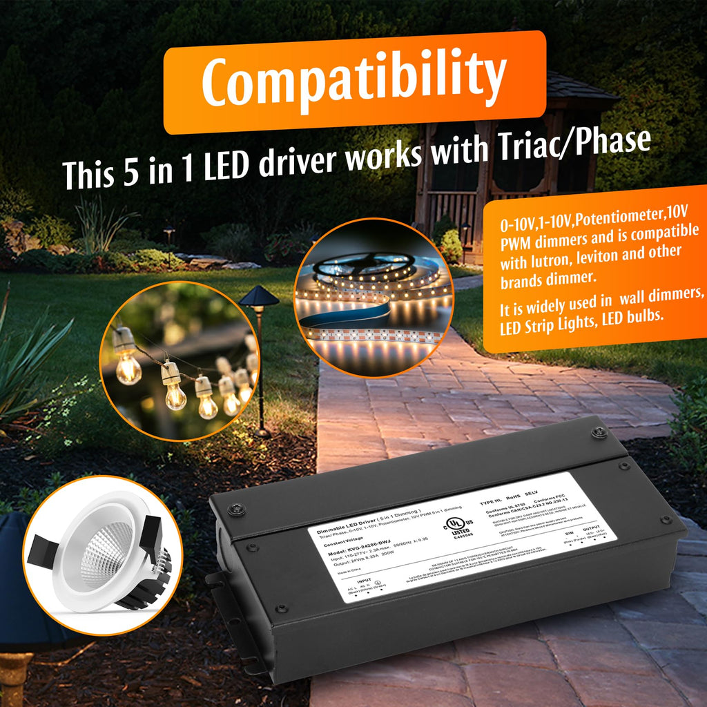 200W Dimmable LED Driver 24V Power Supply A823
