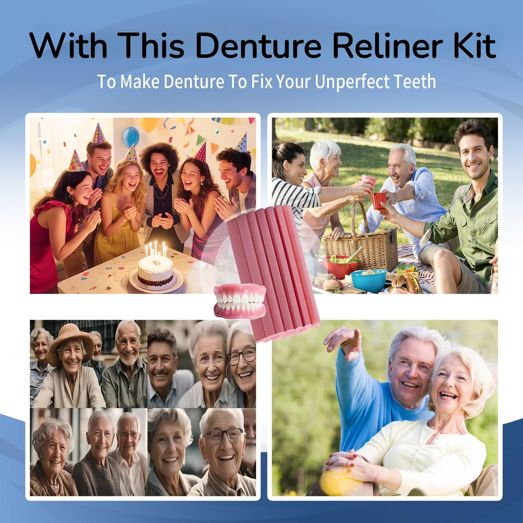Denture Reline Kit for Upper and Lower Dentures U791419
