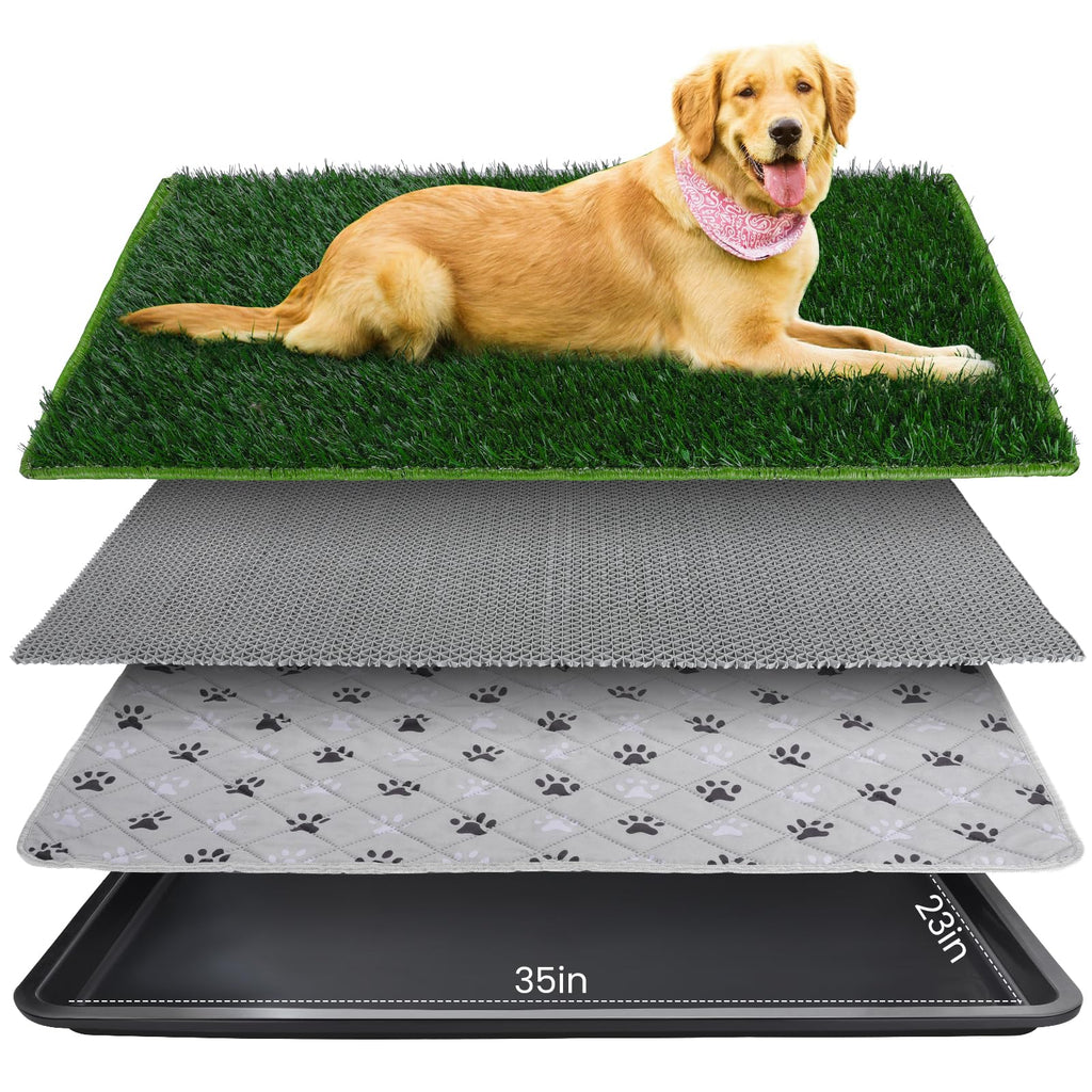 Artificial Grass Dog Potty Pad with Tray C769012