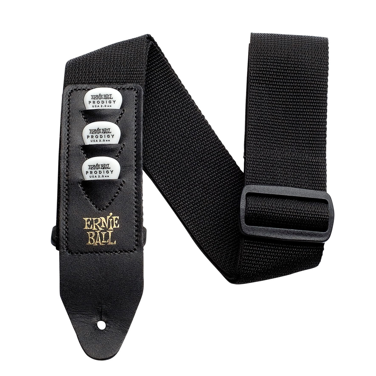 Black Polypro Guitar Strap E843388