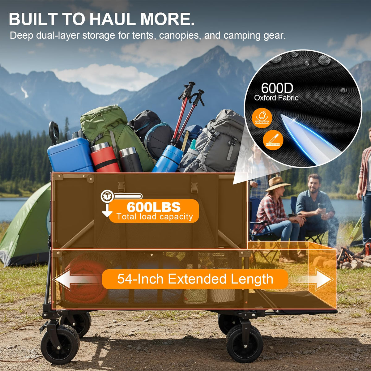 Heavy Duty Collapsible Double Decker Wagon Z16762