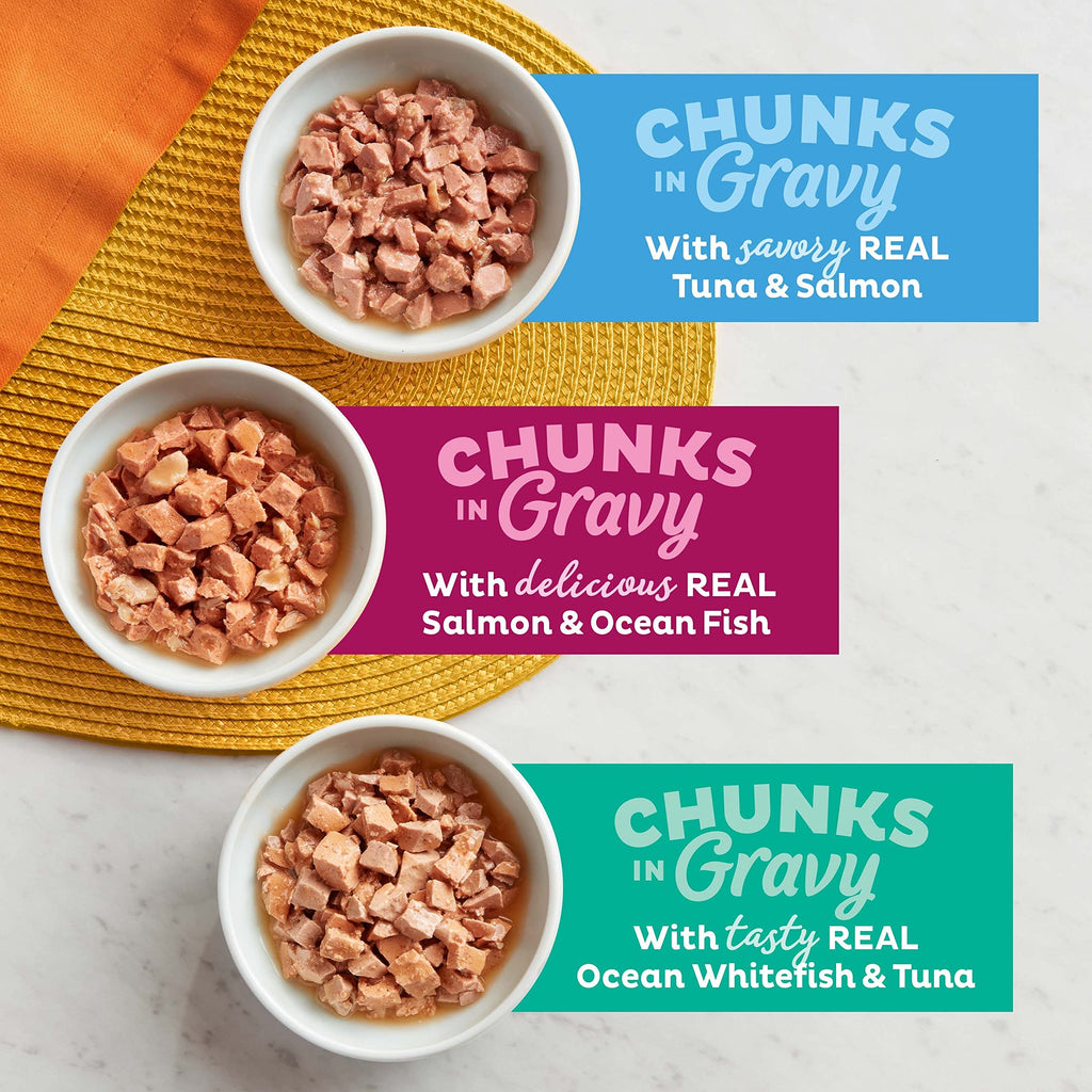 Dry Cat Food and Wet Cat Food Variety Pack T4196