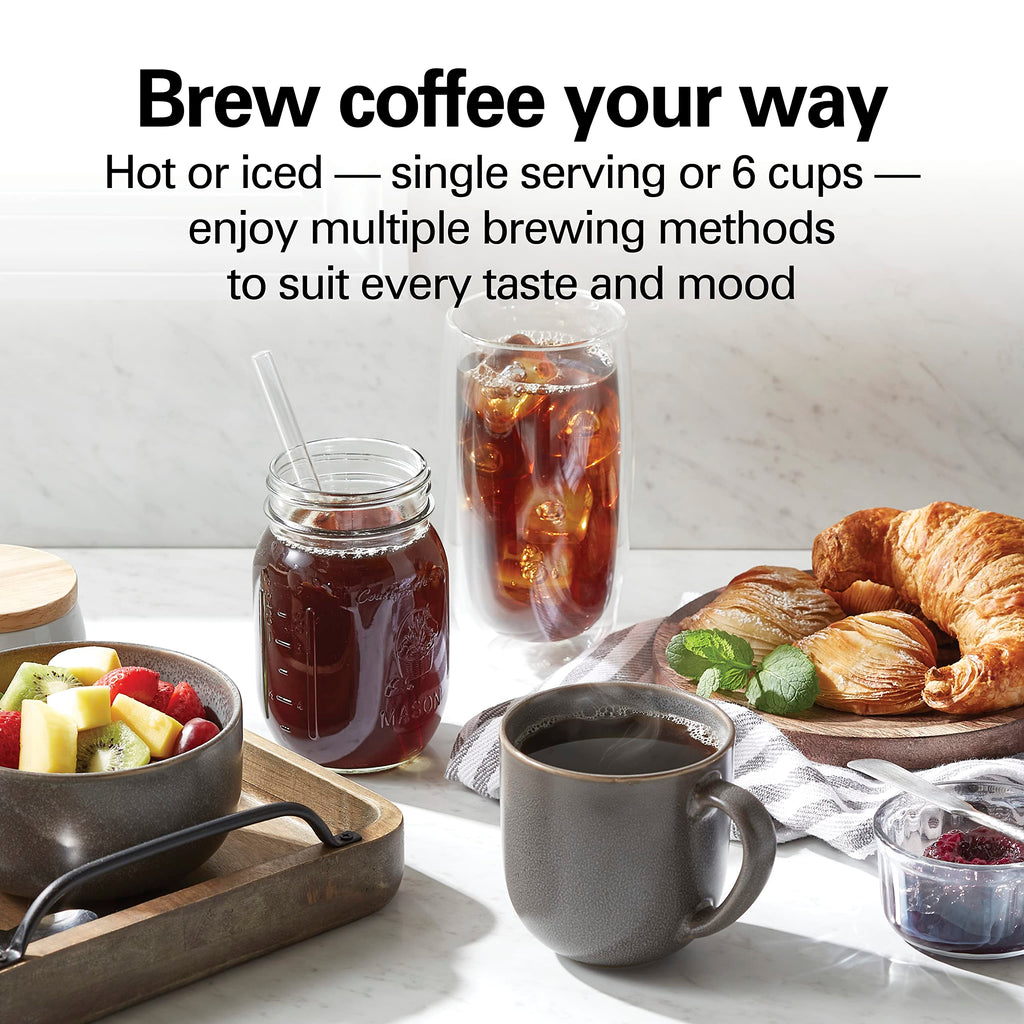 7-in-1 Coffee Maker with 6 Cup Carafe, Black Z147