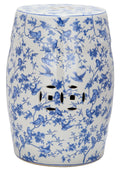 Blue Ceramic Garden Stool Y351