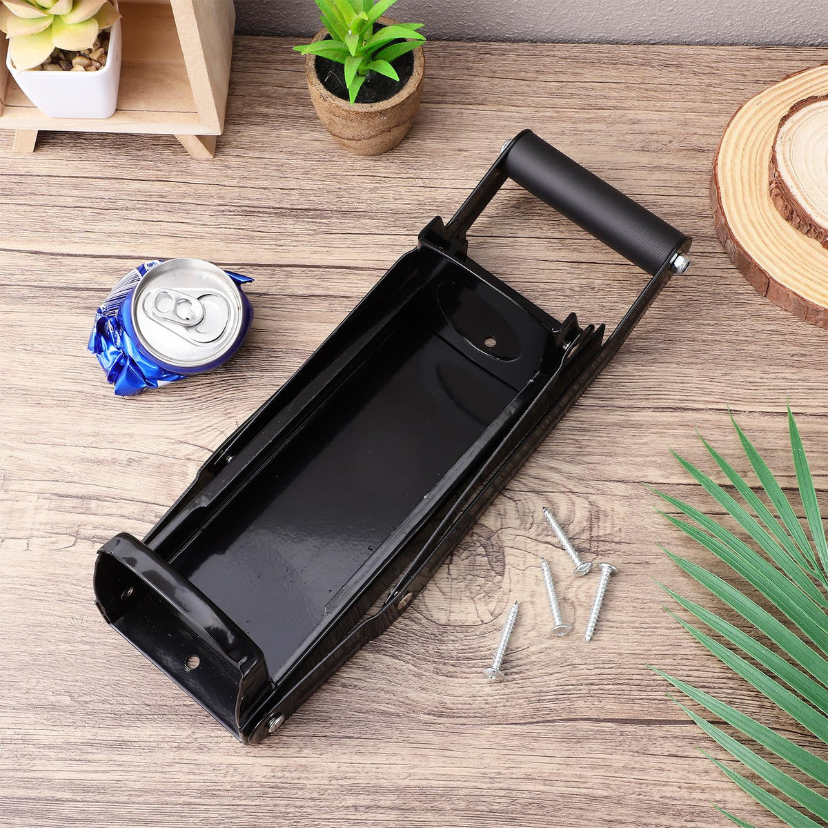 Stainless Steel Wall Mounted Can Crusher H827405