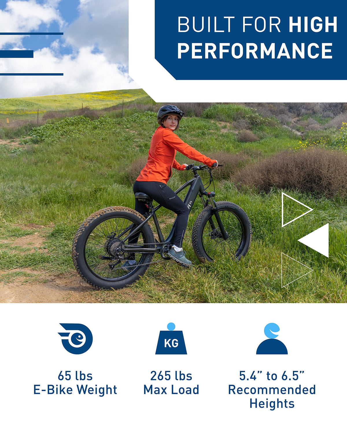 1000W 28MPH 62.1Miles 48V 13Ah Fat Tire Electric Bike T1771